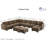 Edorta Upholstered U-Shaped Sectional-1240192669