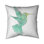 Geometric hummingbird - 26"x26" Throw pillow cover - Poly twill - Print on demand