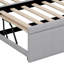 Lit de jour simple rembourré extensible avec dossier en L-207830648