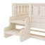 Lit dans la chambre à coucher avec tablettes intégrées, petit escalier, rails de sécurité et lit gigogne-247728344-247728346