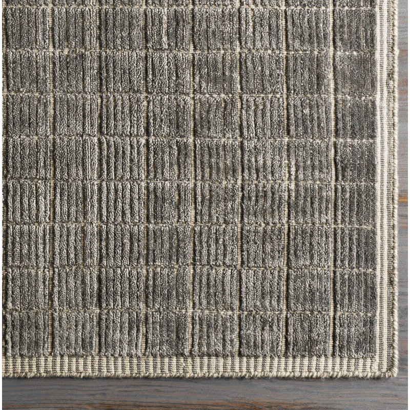 Jacey Hand Loomed Wool Blend Area Rug , Rectangle 2' x 3'