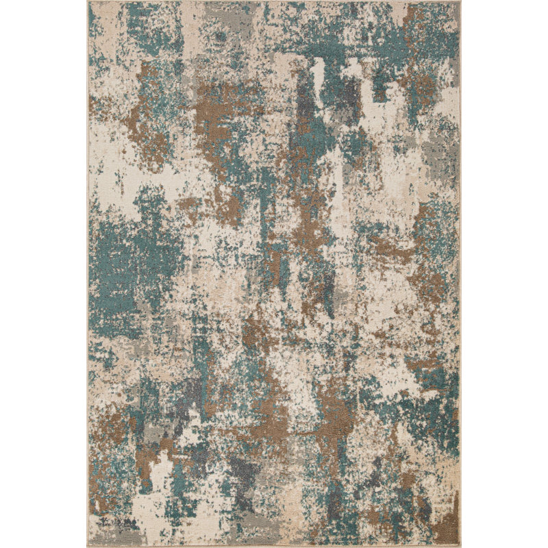 Tapis rectangulaire Zarhiya, Rectangle 5 pi 2 po x 7 pi 7 po