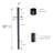 Kerys Lamp Post with Cross Arm-2085701455-2085701418-2085701454