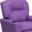 Contemporary Kids Recliner with Cup Holder-1550057889