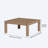 3 - Person Modular Patio Conversation Sets With Cushions, 4-Piece Outdoor All-Weather Waterproof HIPS Sofa Seating Group, Teak-1633014495-1633014491