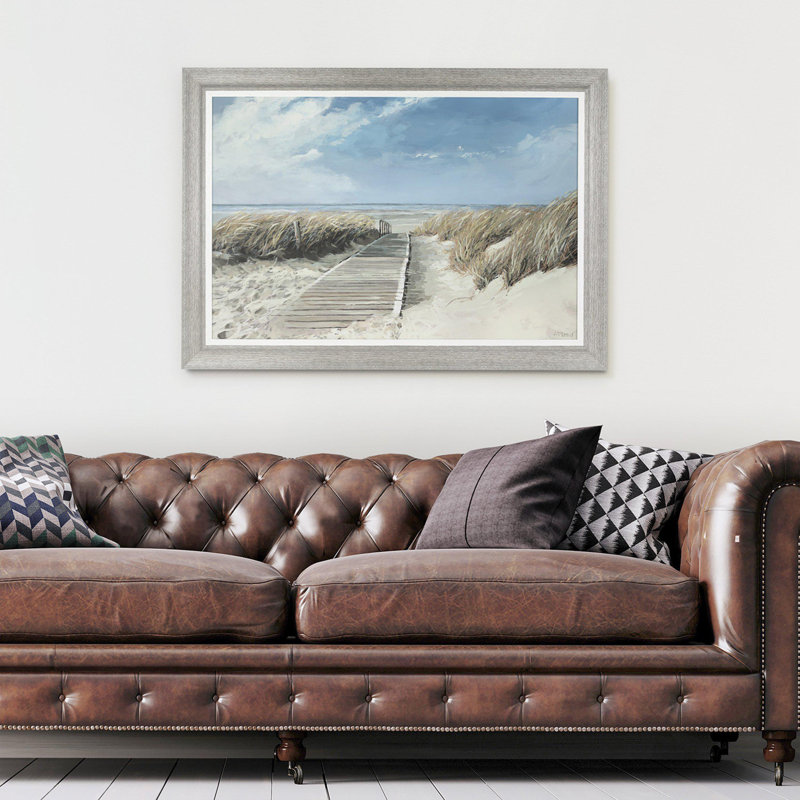 'View to Sea' Framed Print