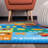 Jeromy Tufted Kids Multi-Colored Non-Slip Rubber-back Area Rug-325462520