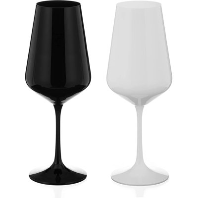 Crystal Wine Glasses - Set of 2