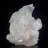 Green Apophyllite on Chalcedony on Calcite with Stilbite