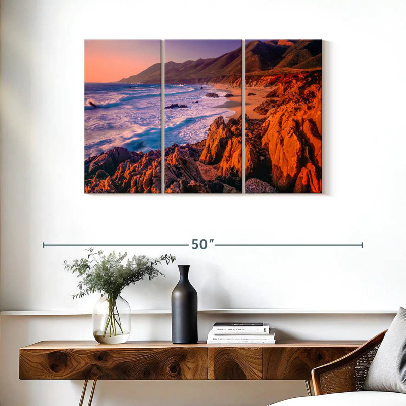 Gillard Big Sur Cliff, 24" H x 38" W