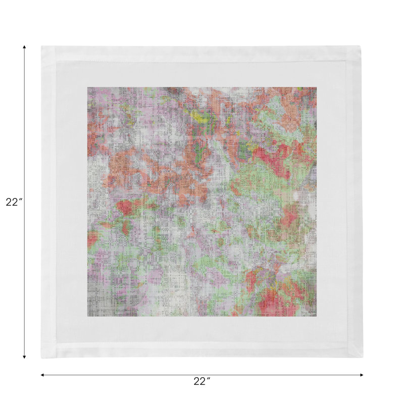 Impressionism Cotton Sateen Dinner Napkins, Holiday