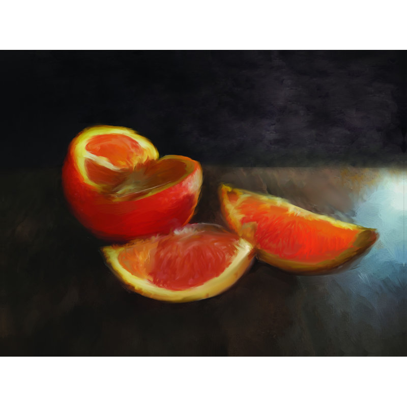 " Orange Slices ", 36" H x 48" W  