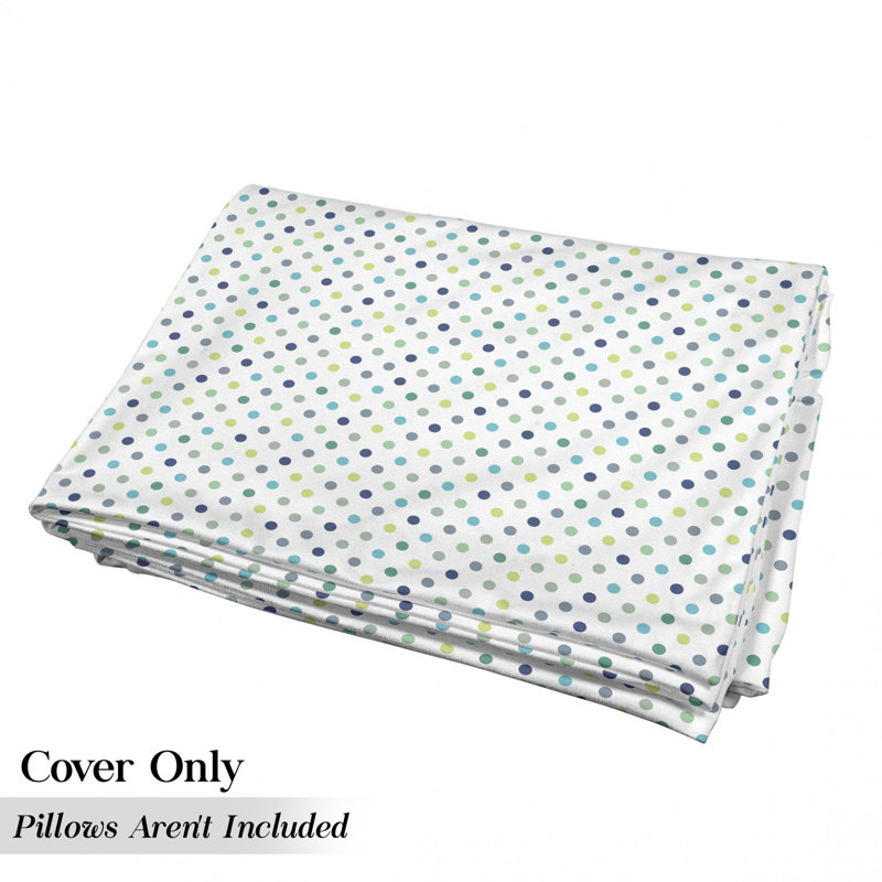 Housse de coussin d'extérieur Classy Layout, H 2 po x l 27 po x P 88 po, Vert / bleu / blanc