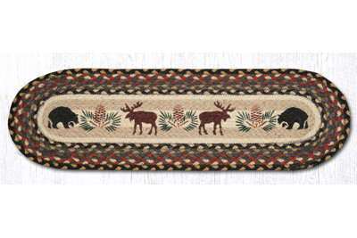  ST-OP-43 Bear/Moose Oval Stair Tread 27"x8.25"