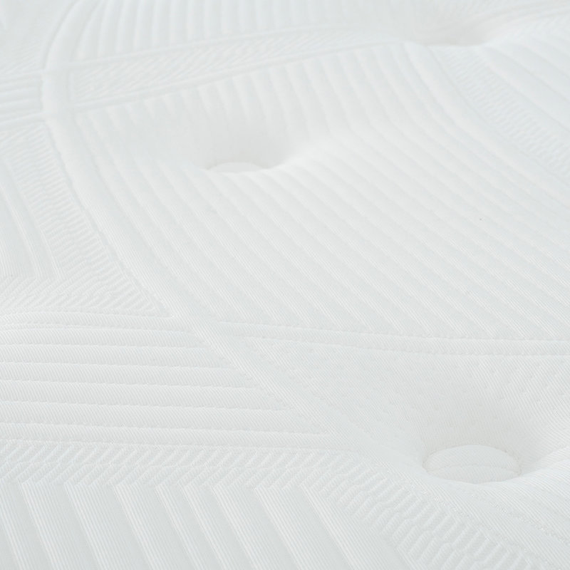 Matelas double 10 po - Mousse de gel pour un repos paisible à mémoire blanche / grise avec support ciblé