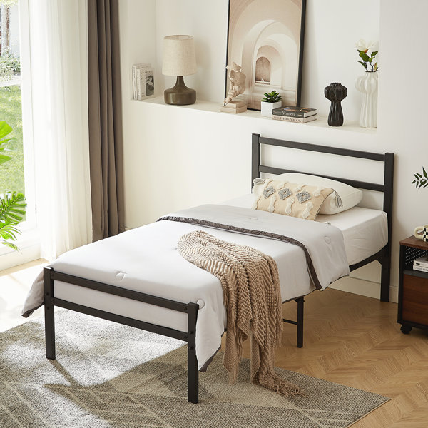 Ebern Designs Vivaan Metal Slat Bed | Wayfair