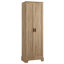 Armoire de rangement avec deux portes pour salle de bain, bureau, tablette réglable, panneau de fibres à densité moyenne-973613120