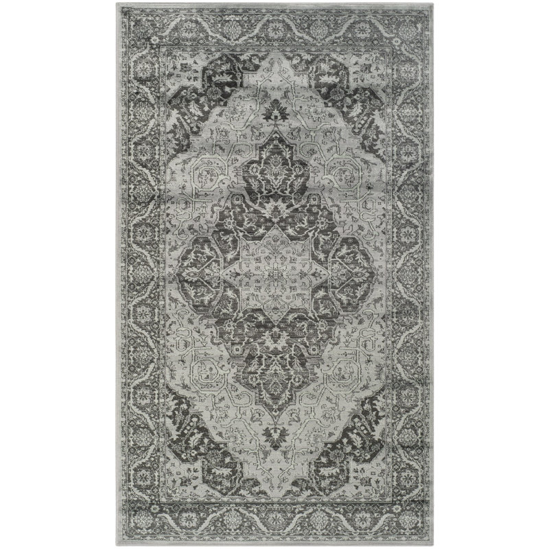 Tapis performance oriental rétro, Rectangle 2 pi 7 po x 4 pi