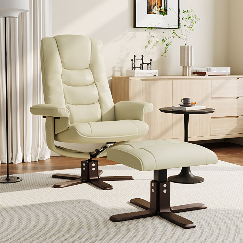 Faux Leather Armchair