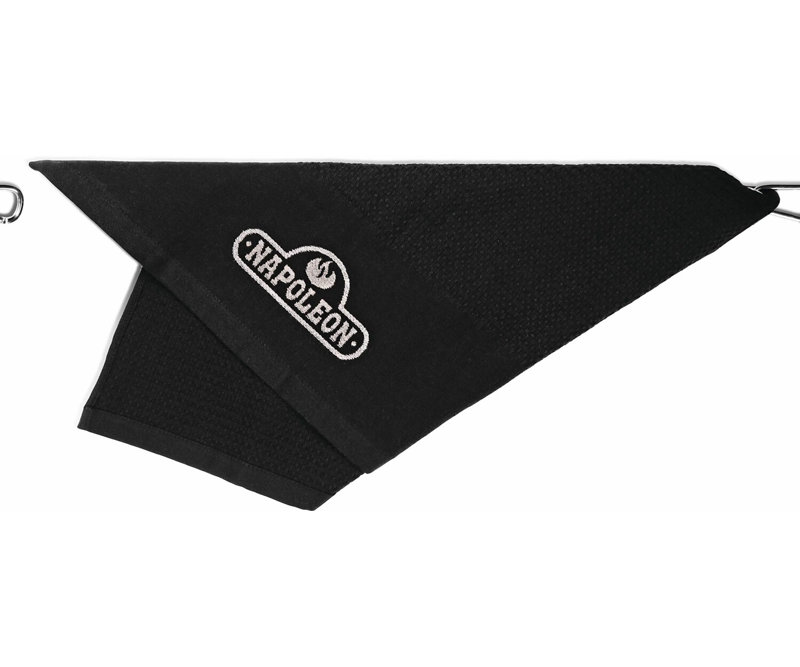 GrillMaster Black Towel Accessory - 18x28 BBQ Essential