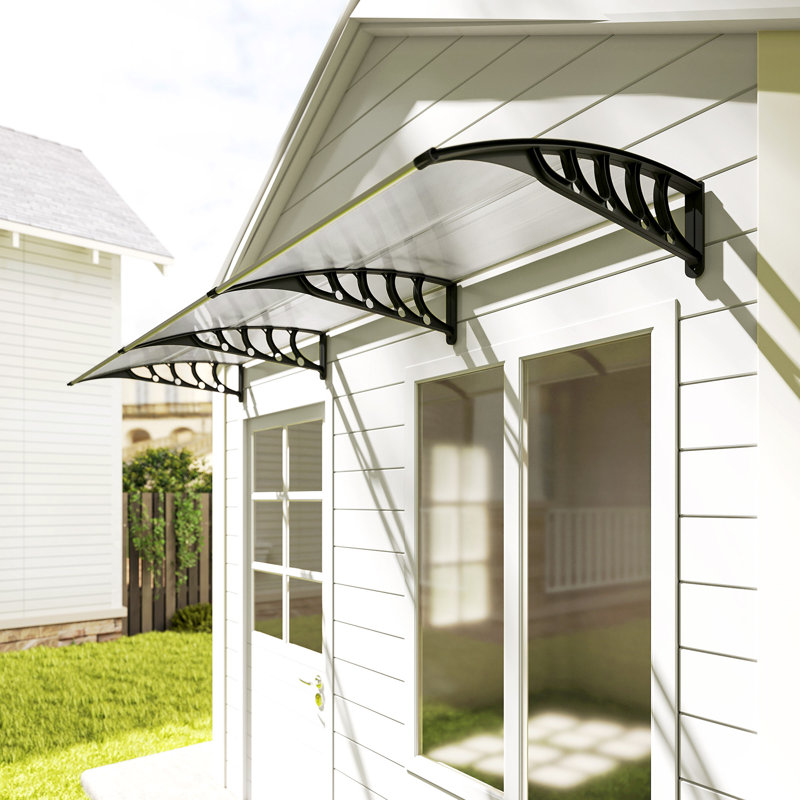 Dongguan Xiyite Trading Co., Ltd. 303 cm W x 96 cm D Polycarbonate Door / Window Awning