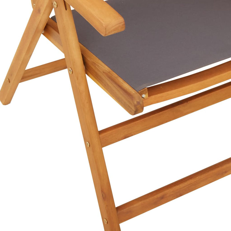 Edmunds Patio Dining Accent Chair, Anthracite