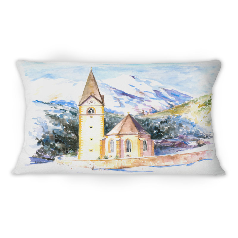Coussin Little Village Church In Valley