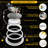Adjustable Downlight 4'' Selectable Color Temperature 9 Watt Dimmable IC Rated LED Canless Recessed Lighting Kit-59898989