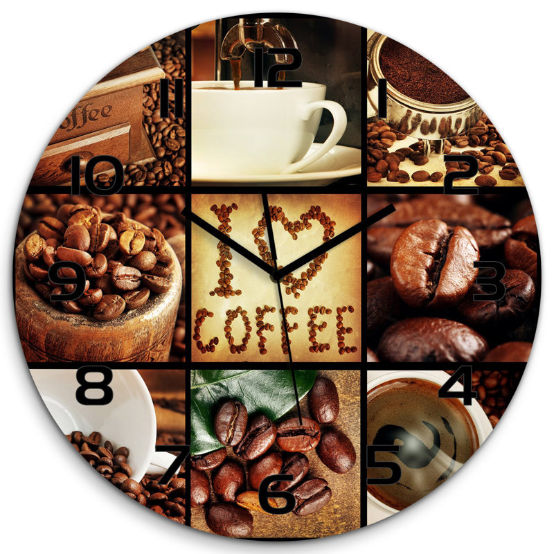 Joanita Glass Wall Clock