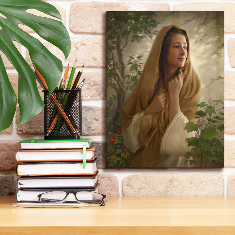 «Mary Kept All Ces Things» par Howard Lyon, Red Barrel Studio®, art mural sur toile, 26 po x 30 po, L 12 po x H 16 po