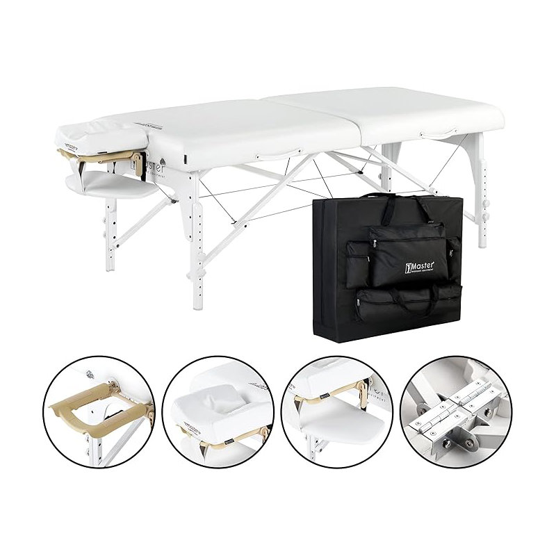 Text 213cm Adjustable Folding Table