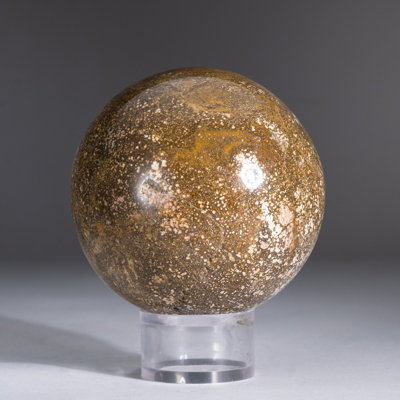 Genuine Polished Ocean Jasper Sphere (2.3 Lbs)