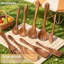 Ensemble d'ustensiles de cuisine en bois de teck fait à la main, ustensiles de cuisine 9 pièces avec cuillères, spatule et cuillère rainurée, durable et écologique pour les cuisines modernes