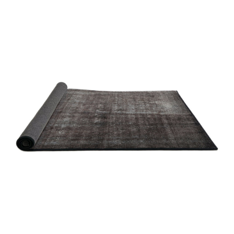Tapis gris/brun zone contemporaine, Rond 5 pi