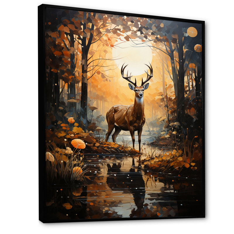 Windermer, symphonie de savane africaine I, H 44 po x l 34 po x P 1,5 po, Cadre flottant noir