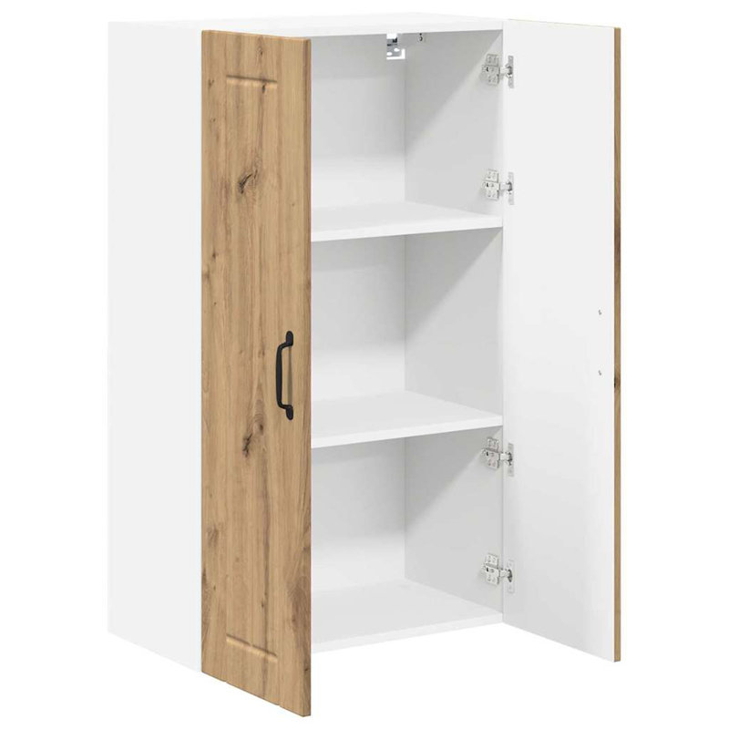 Vidaxl Kitchen Cabinet White 80 X 31 X 100 Cm Engineered Wood, Artisan Oak, 100cm H x 60cm W x 31cm D