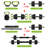 4-in-1 Adjustable Weight Set for Home Gym Converts to Dumbbells, Barbell, Kettlebell & Push-Up Handles 44lbs Robust Design