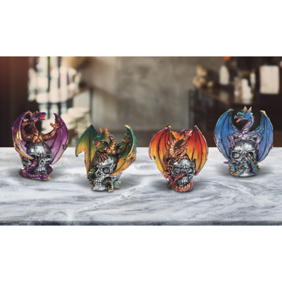 Figurine Jeramie 4 pièces PC vert, bleu, rouge, mauve 3 po