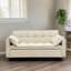 54" Upholstered 2-Seat Convertible Sofa Bed With Pull-Out Sleeper And Storage Pocket-1613168129