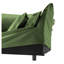Fauteuil sans accoudoirs en chenille vert-129098682