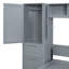 Lit escamotable double avec placard et tiroirs-1895652730-1895652731