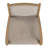 Cipolla Wood Finish Beige Fabric Arm Chair-105513478