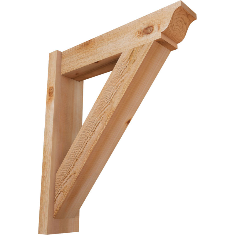 Persienne traditionnelle en bois rustique, P 24 po x H 28 po, Cèdre rouge de l'Ouest de 6 po (sciage brut)