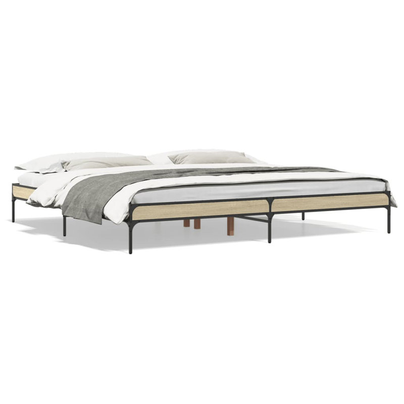 Porshea Bed, Single (3'), Sonoma Oak