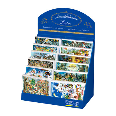 Cartes de l’avènement assortie