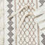 Housse de couette en chenille de coton très grand - motifs géométriques multicolores, taies décoratives superposées, imprimé doux et élégant, chambre à coucher-116011411-116011412