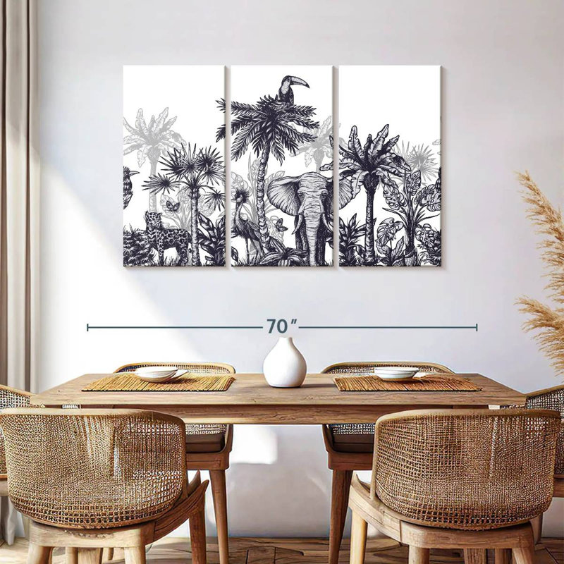 Brampt Jungle Euphoria, 36" H x 57" W