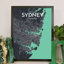 Sydney City Map - Unframed Graphic Art Print on Paper-462126304-480131945