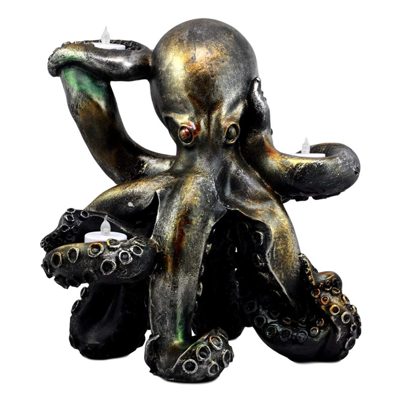 Porte-bougie en plastique Kraken Sea Monster