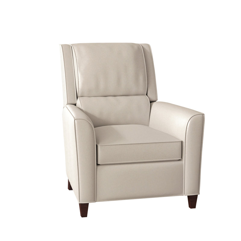 Roswell Recliner, Power, Mahogany, Aline Light Grey Genuine Leather